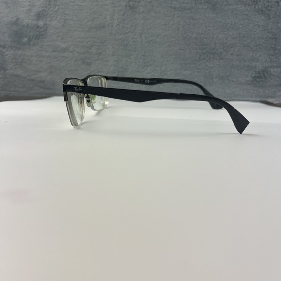 Ray-Ban Mens RB6335 2503 Gunmetal Rectangle Frame Half Rim 56-17-145 Frames Only - Picture 2 of 16